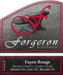 Forgeron Boushey Vineyard Facon Rouge 2013 Front Label