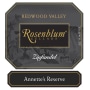 Rosenblum Cellars Annette's Reserve Zinfandel 2005 Front Label