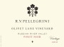 Pellegrini Olivet Lane Vineyard Pinot Noir 2010 Front Label