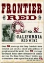 Fess Parker Frontier Red Blend Lot 82 Front Label