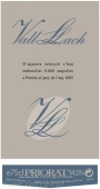 Vall Llach Priorat 2005 Front Label