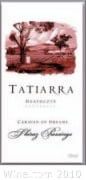 Tatiarra Caravan of Dreams Pressings Shiraz 2006 Front Label