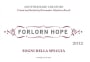 Forlorn Hope Sogni della Speccia Shale Peak Vineyard Sangiovese 2012 Front Label