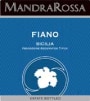 MandraRossa Fiano 2007 Front Label