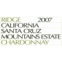 Ridge Santa Cruz Chardonnay 2007 Front Label