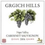 Grgich Hills Estate Cabernet Sauvignon (375ML half-bottle) 2004 Front Label