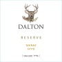 Dalton Reserve Shiraz 2012 Front Label