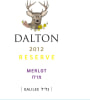 Dalton Reserve Merlot 2012 Front Label