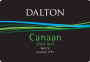 Dalton Canaan White (OU Kosher) 2012 Front Label