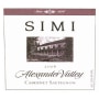 Simi Alexander Valley Cabernet Sauvignon 2006 Front Label