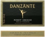Danzante Pinot Grigio 2008 Front Label