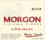Damien Coquelet Morgon Cote Du Py Vieilles Vignes  2013 Front Label
