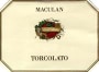 Maculan Torcolato (375ML Half-bottle) 1998 Front Label