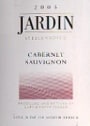 Jardin Cabernet Sauvignon Stellenbosch 2005 Front Label