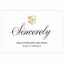 Neil Ellis Sincerely Sauvignon Blanc 2008 Front Label