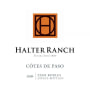 Halter Ranch Cotes de 2009  Front Label