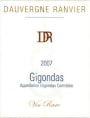 Dauvergne Ranvier Gigondas Vin Rare 2007 Front Label