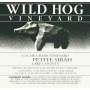 Wild Hog Petite Syrah Cache Creek 2005 Front Label
