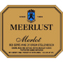 Meerlust Merlot 2004 Front Label