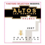 Altos Las Hormigas Reserva Malbec 2007 Front Label