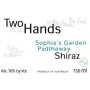 Two Hands Sophie's Garden Shiraz 2007 Front Label