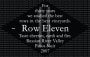 Row Eleven Russian River Pinot Noir 2007  Front Label