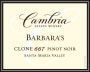 Cambria Barbara's Clone 667 Pinot Noir 2011 Front Label