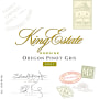 King Estate Domaine Pinot Gris 2007 Front Label