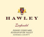 Hawley Ponzo Vineyard Zinfandel 2010  Front Label