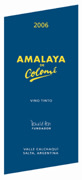 Amalaya Malbec Blend 2006 Front Label