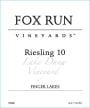 Fox Run Vineyards  Lake Dana Vineyard Riesling 12 2012 Front Label