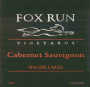 Fox Run Vineyards  Cabernet Sauvignon 2013 Front Label