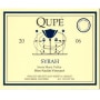 Qupe Bien Nacido Syrah 2006 Front Label