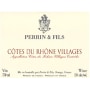 Famille Perrin Cotes du Rhone Villages Rouge 2007 Front Label