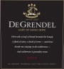De Grendel Rubaiyat 2014 Front Label