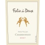 Folie a Deux Napa Chardonnay 2007 Front Label