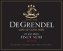 De Grendel Op Die Berg Pinot Noir 2013 Front Label