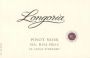 Longoria Fe Ciega Vineyard Pinot Noir 2009 Front Label