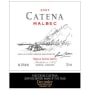 Catena Malbec 2007 Front Label