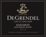 De Grendel Koethuis Sauvignon Blanc 2015 Front Label