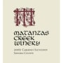 Matanzas Creek Cabernet Sauvignon 2005 Front Label