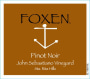 Foxen John Sebastiano Vineyard Pinot Noir 2013 Front Label