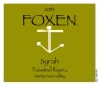 Foxen Toasted Rope Syrah 2013 Front Label