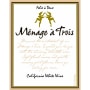 Menage a Trois White Blend 2008 Front Label