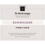 Te Kairanga Runholder Pinot Noir 2005 Front Label