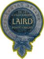 Laird Family Estate Cold Creek Ranch Pinot Grigio 2010 Front Label