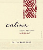 Calina Reserva Merlot 2008 Front Label
