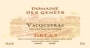 Delas Vacqueyras Domaine des Genets 2008 Front Label