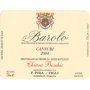 E. Pira e Figli Barolo Cannubi 2004 Front Label