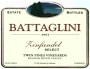 Battaglini Estate Winery Twin Pines Vineyards Select Zinfandel 2002 Front Label